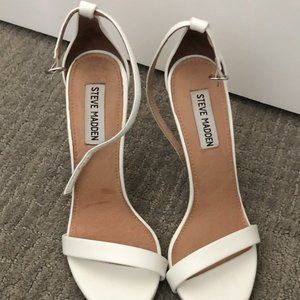 Steve Madden White Heels